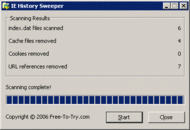 IE History Sweeper screenshot